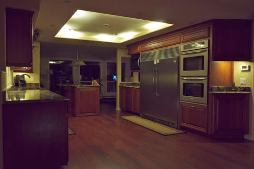 All our LED kitchen and cabinet lighting is dimmable.